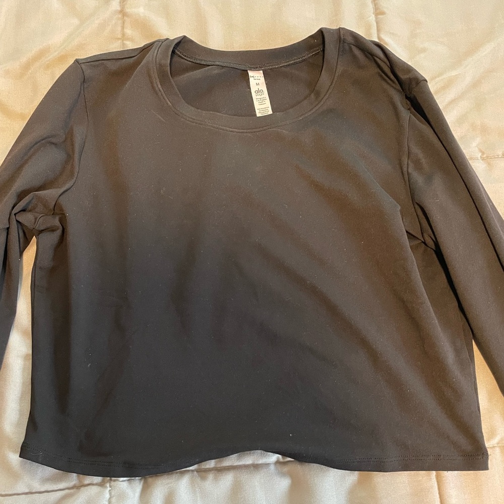 Alo long sleeve, crop top
